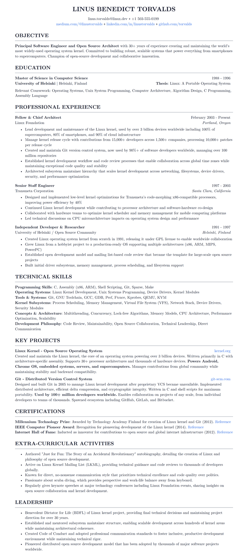 Professional template preview